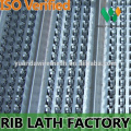 China factory 0.3mm galvanized high ribbed lath / hy rib lath mesh / ribbed lath (2015 hot sale)
